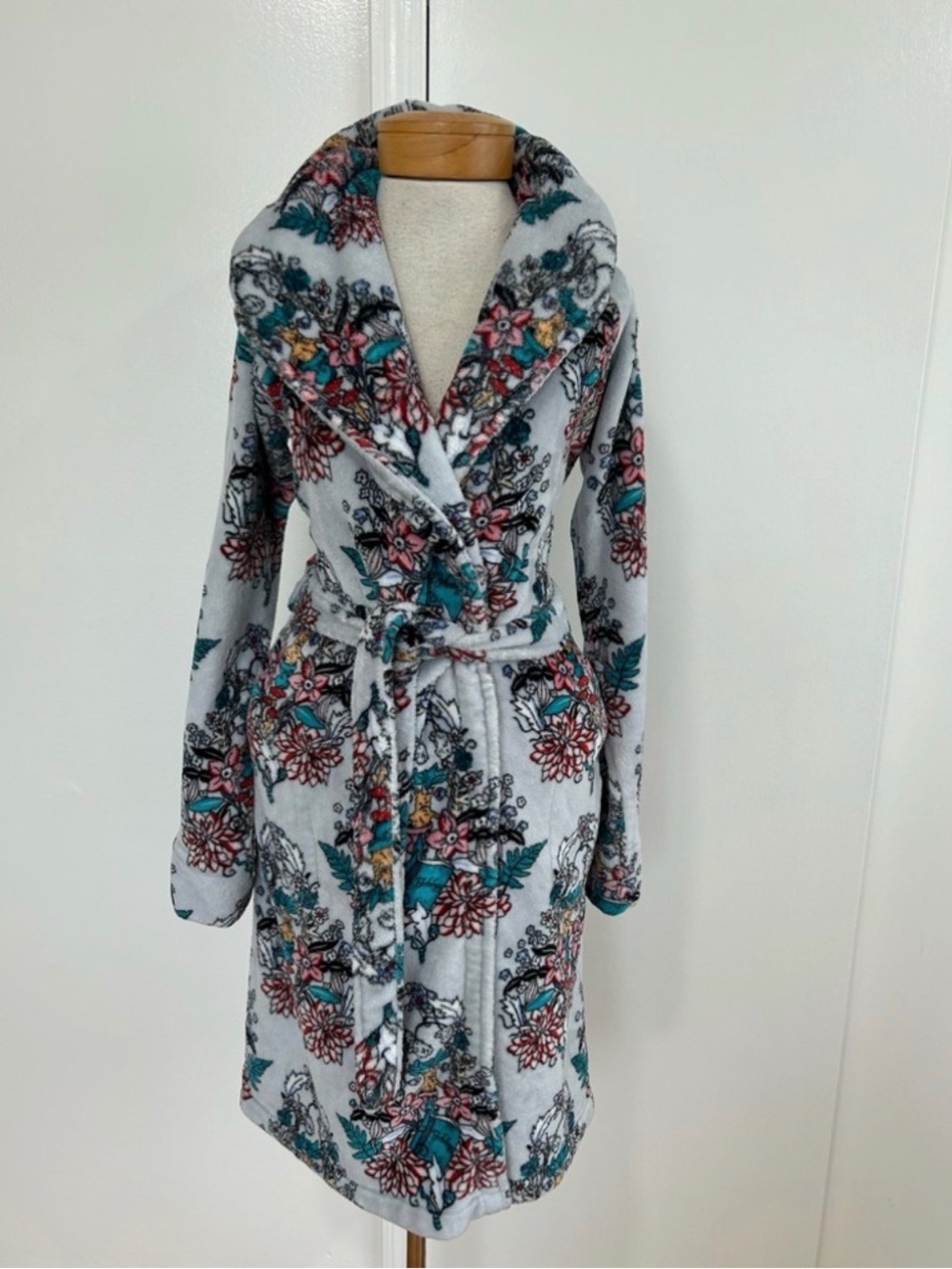 Vera Bradley Harry Potter Herbology Women's Hooded Floral Print Fleece Robe